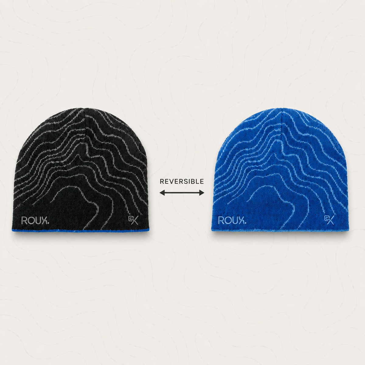 FLIP2 Beanie (Black/Blue)